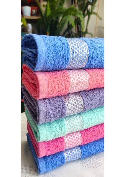 6lı Set Annem Çeyizlik 40X80 Cm Bukle Dokulu Yeni Trend El Yüz Havlusu fiyatları