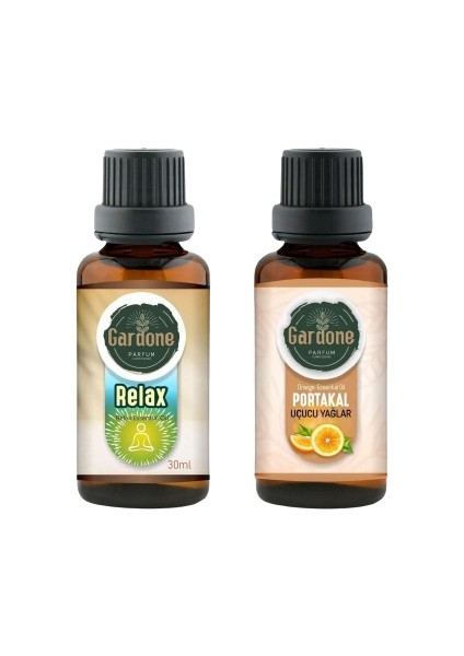 Relax-Portakal Oda Kokusu Aroma Terapi Buhurdanlık Difüzör Yağı Set 2 x 30 ml