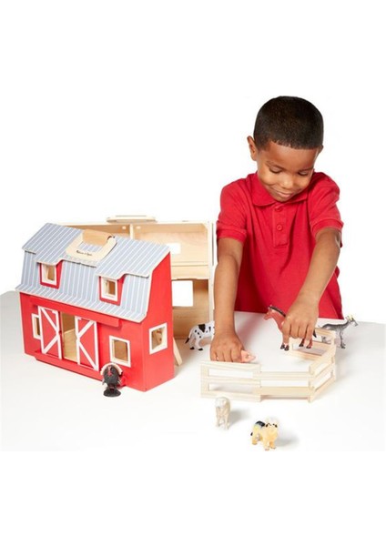 Melissa & Doug Ahşap Taşınabilir Çiftlik modelleri