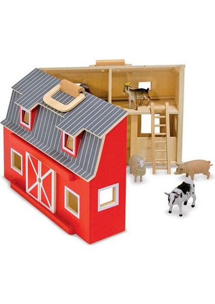 Melissa & Doug Ahşap Taşınabilir Çiftlik fırsatları