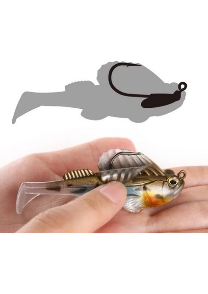 3069 Jumping Soft 7.5cm 14GR Gizli Iğneli Levrek Silikonu Suni Yem fiyatları