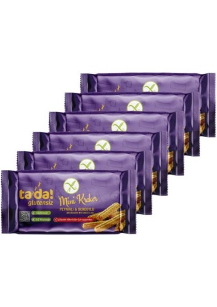 Glutensiz Gluten Free Peynirli Dereotlu Mini Kraker 85 gr (6 Adet)