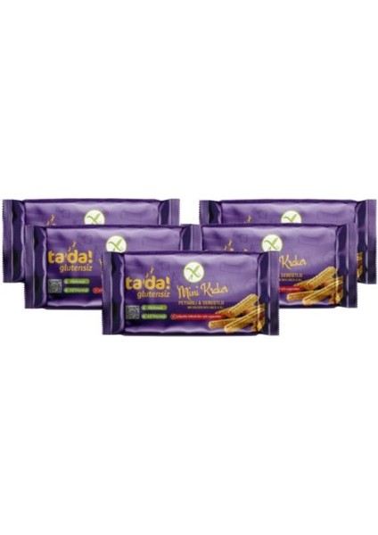 Glutensiz Gluten Free Peynirli Dereotlu Mini Kraker 85 gr (5 Adet)