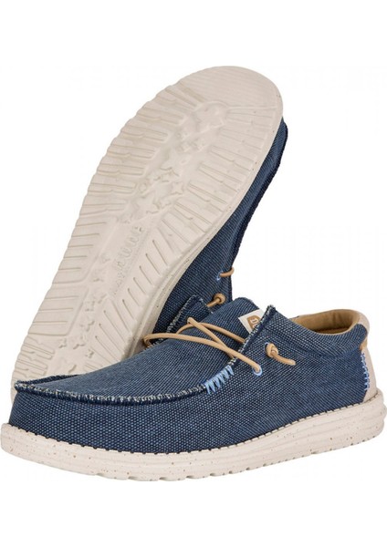 Erkek Sneaker ( Günlük) HD.40952 Hey Dude Wally Coastline Jute 410 Navy modelleri
