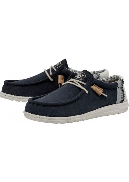 Erkek Sneaker ( Günlük) HD.40015 Hey Dude Wally Break Stitch 410 Navy