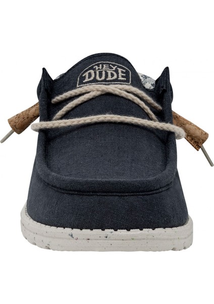 Erkek Sneaker ( Günlük) HD.40015 Hey Dude Wally Break Stitch 410 Navy