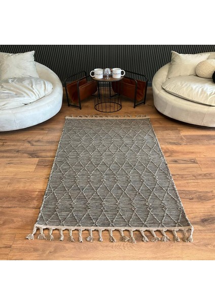 Saraz Halı Macro Home Stıl Kilim 1603 Bej Salon Halısı Koridor Halısı Mutfak Halısı Yolluk