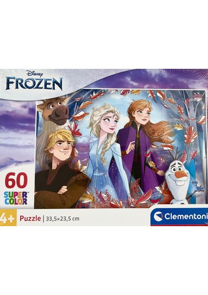 Disney Frozen 60 Parça Puzzle Yap Boz Seti 4+ Super Color