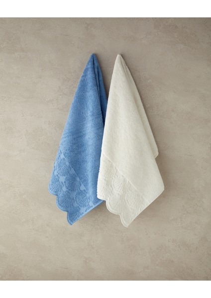 Oyster Pamuklu Yüz Havlusu Ekru modelleri