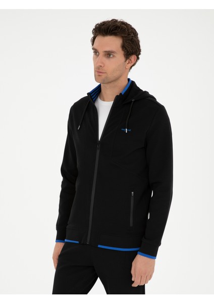 Erkek Siyah Sweatshirt 50284611-VR046