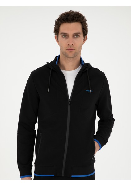 Erkek Siyah Sweatshirt 50284611-VR046