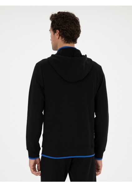 Erkek Siyah Sweatshirt 50284611-VR046