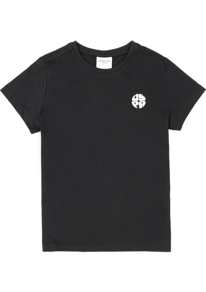 U.S. Polo Assn. Erkek Çocuk Siyah T-Shirt 50288062-VR046