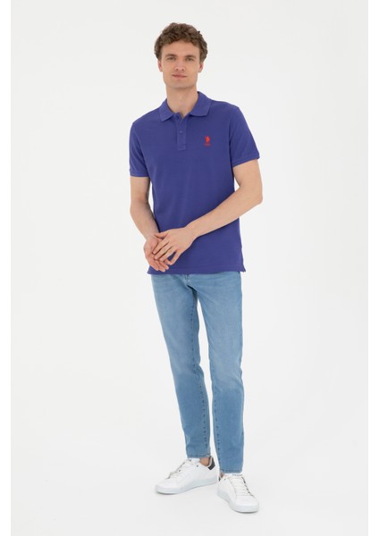 Erkek Mavi Tişört Basic 50279613-VR212