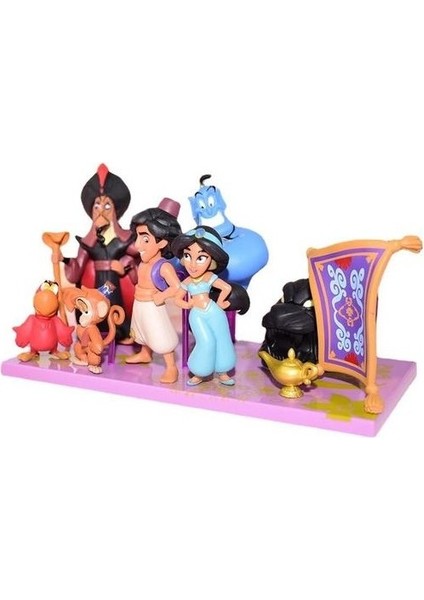 Disney Anime Aladdin Lamba Yasemin Prenses Kötü Maymun Kaplan Papağan Jafar Bebek Figure (Yurt Dışından)