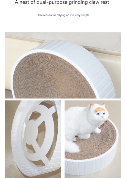 Kedi Tırmalama Havzası Oluklu Kağıt Yuvarlak Kedi Oyuncak (Yurt Dışından) fiyatları