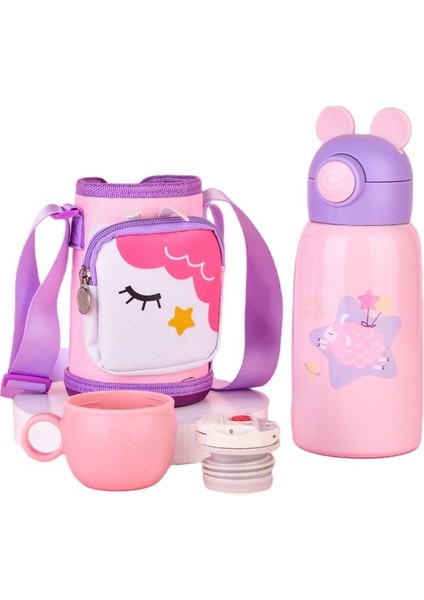 600 Ml. Paslanmaz Çelik Taşınabilir Yalıtımlı Çocuk Suluklar Mataralar (Yurt Dışından)