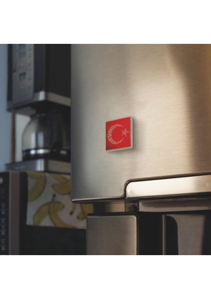 Kelime-I Tevhid Hilal Besmele Yıldız Baskılı Doğaltaş MAGNETKH-051BUZDOLABI Süsü fiyatları
