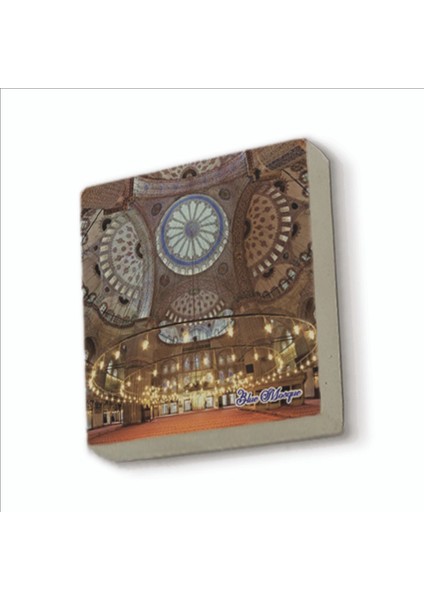 Sultanahmet Camii Içi Baskılı Doğaltaş MAGNETKRT-016BUZDOLABI Süsü