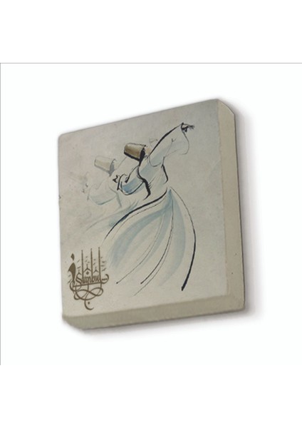 Semazen Baskılı Doğaltaş MAGNETKRT-072BUZDOLABI Süsü