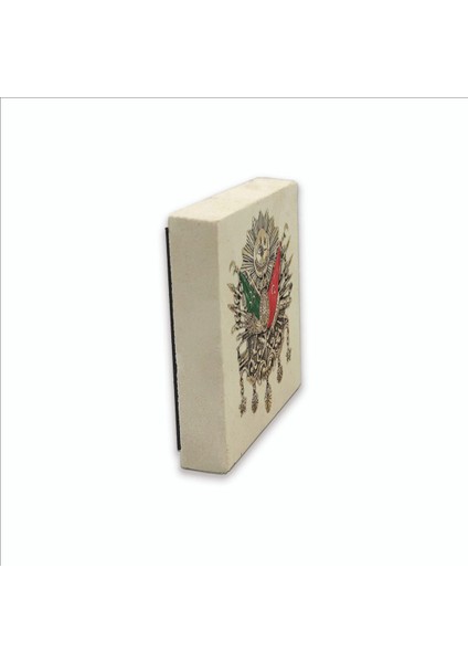 Osmanlı Arması Baskılı Doğaltaş MAGNETKRT-085BUZDOLABI Süsü fırsatları