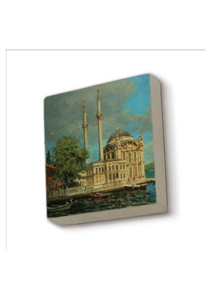 Ortaköy Camii Baskılı Doğaltaş MAGNETKRT-039BUZDOLABI Süsü