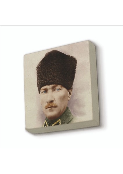 Atatürk Baskılı Doğaltaş MAGNETKRT-103BUZDOLABI Süsü