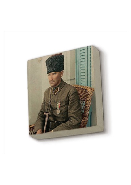 Atatürk Baskılı Doğaltaş MAGNETKRT-104BUZDOLABI Süsü