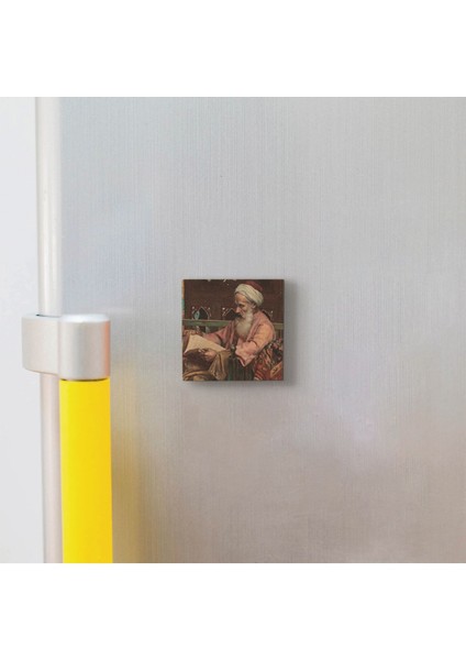 Kitap Okuyan Adam Baskılı Doğaltaş MAGNETKRT-130BUZDOLABI Süsü modelleri