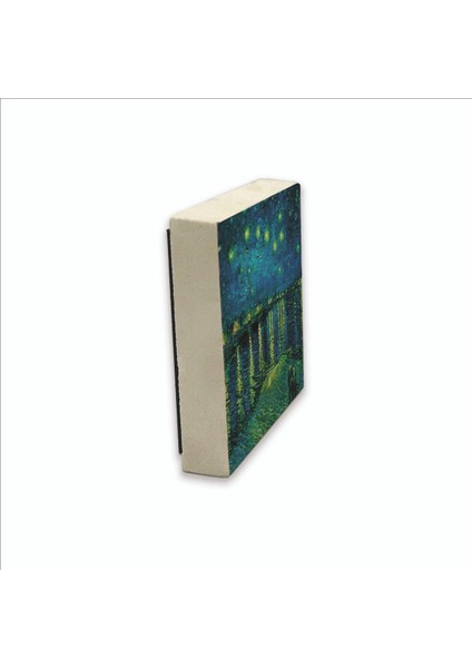 Ren Nehrinde Yıldızlı Bir Gece Vincent Van Gogh, 1888 Baskılı Doğaltaş MAGNETKRG-136 fırsatları