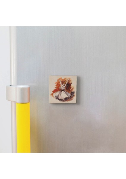 Semazen Baskılı Doğaltaş MAGNETKRT-078BUZDOLABI Süsü modelleri