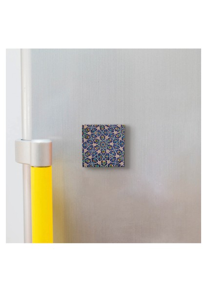 Çini Desen Baskılı Doğaltaş MAGNETKD-016BUZDOLABI Süsü modelleri