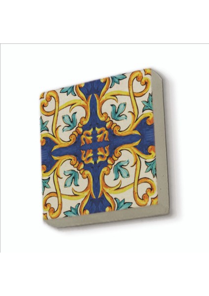 Italyan Deseni Baskılı Doğaltaş MAGNETKD-103BUZDOLABI Süsü