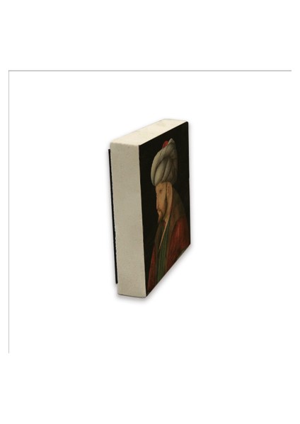 Fatih Sultan Mehmet Gentile Bellini ÇIZIMI,1481 Baskılı Doğaltaş MAGNETKRT-090BUZDOLABI Süsü fırsatları