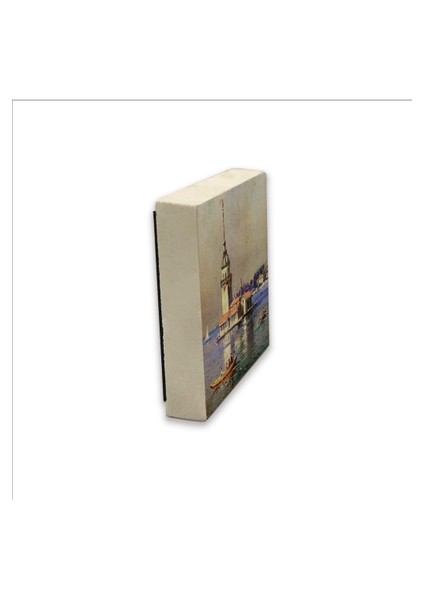 Kız Kulesi Baskılı Doğaltaş MAGNETKRT-017BUZDOLABI Süsü fırsatları