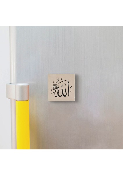 Allah C.c. Baskılı Doğaltaş MAGNETKH-001BUZDOLABI Süsü fiyatları