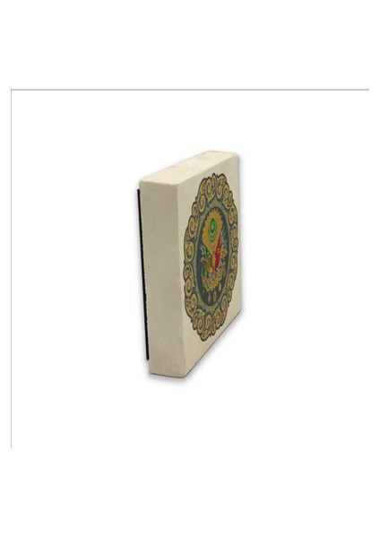 Osmanlı Arması Baskılı Doğaltaş MAGNETKRT-084BUZDOLABI Süsü fırsatları