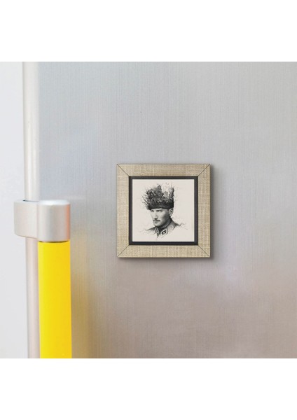 Atatürk Baskılı Mdf MAGNETKRT-106BUZDOLABI Süsü modelleri