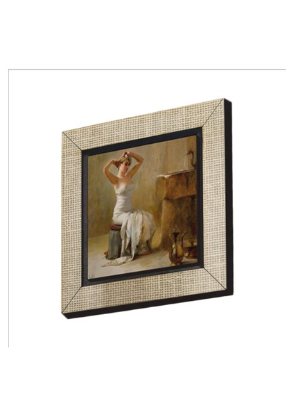 Banyo Sonrası Theodore Jacques Ralli, 1901 Baskılı Mdf MAGNETKRT-142BUZDOLABI Süsü