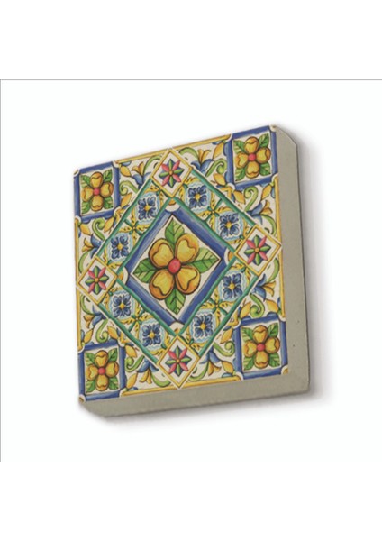 Italyan Deseni Baskılı Doğaltaş MAGNETKD-104BUZDOLABI Süsü