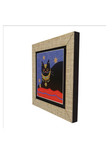 Kedi Baskılı Mdf MAGNETKRG-167BUZDOLABI Süsü indirimleri