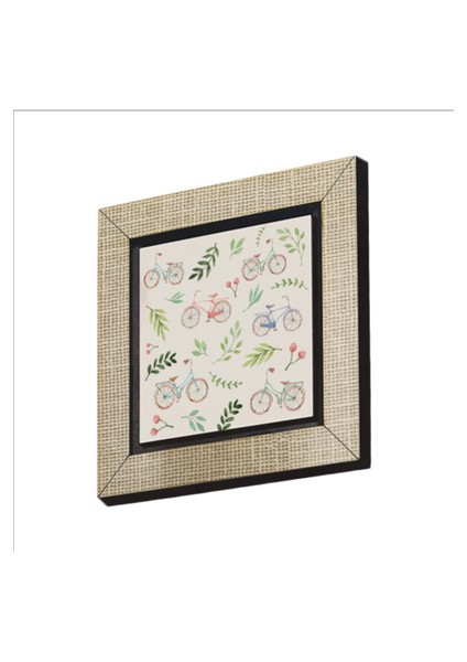 Hollanda Bisklet Görseli Baskılı Mdf MAGNETKRG-037BUZDOLABI Süsü