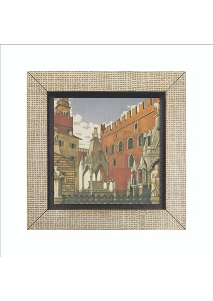 Italya Görseli Baskılı Mdf MAGNETKRG-056BUZDOLABI Süsü fırsatları