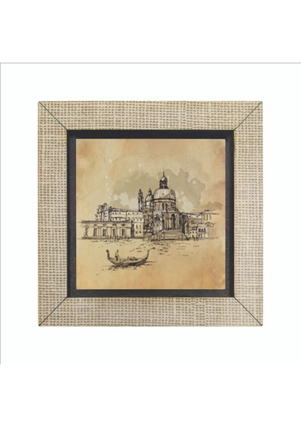 Venedik Görseli Baskılı Mdf MAGNETKRG-050BUZDOLABI Süsü fırsatları