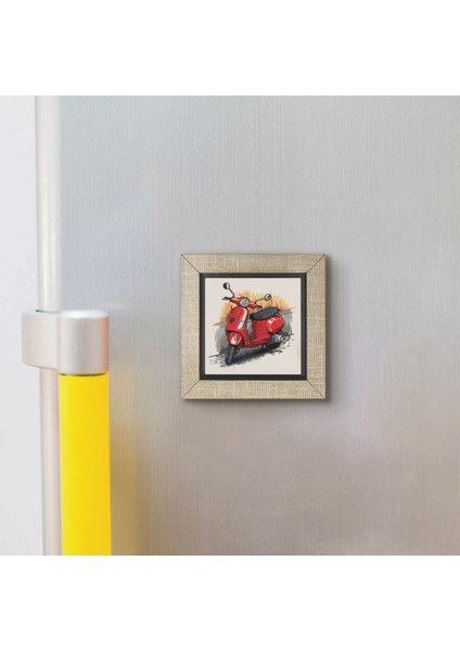 Italya Görseli Baskılı Mdf MAGNETKRG-061BUZDOLABI Süsü modelleri