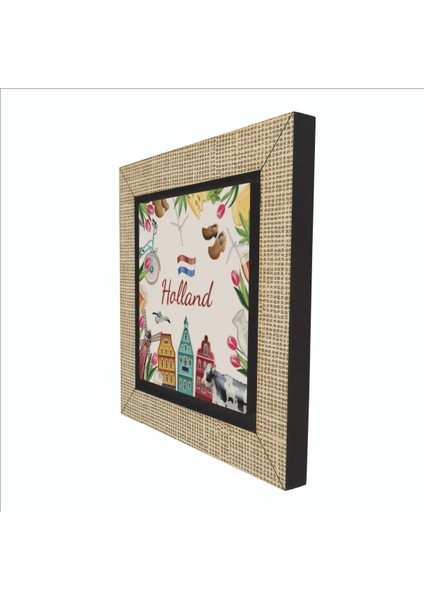 Hollanda Sembolleri Baskılı Mdf MAGNETKRG-021BUZDOLABI Süsü indirimleri