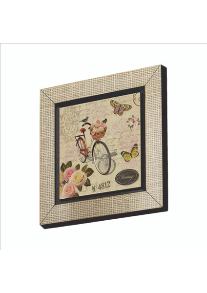 Hollanda Bisklet Görseli Baskılı Mdf MAGNETKRG-034BUZDOLABI Süsü