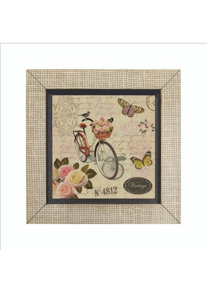 Hollanda Bisklet Görseli Baskılı Mdf MAGNETKRG-034BUZDOLABI Süsü fırsatları