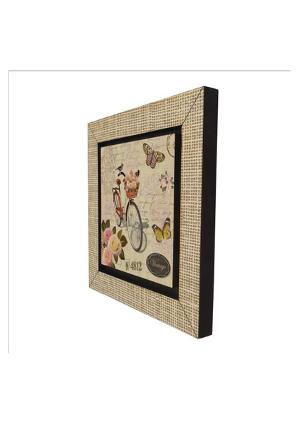 Hollanda Bisklet Görseli Baskılı Mdf MAGNETKRG-034BUZDOLABI Süsü indirimleri