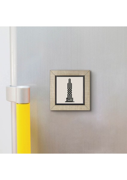 Bismillah Baskılı Mdf MAGNETKH-011BUZDOLABI Süsü modelleri